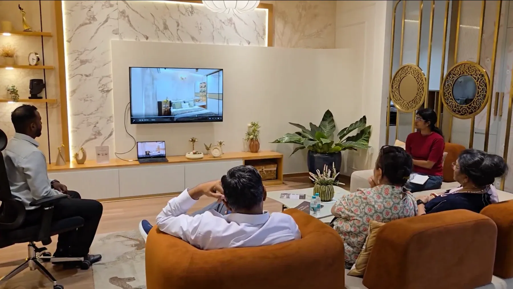 A design consultation at the Nuvora Experience Center