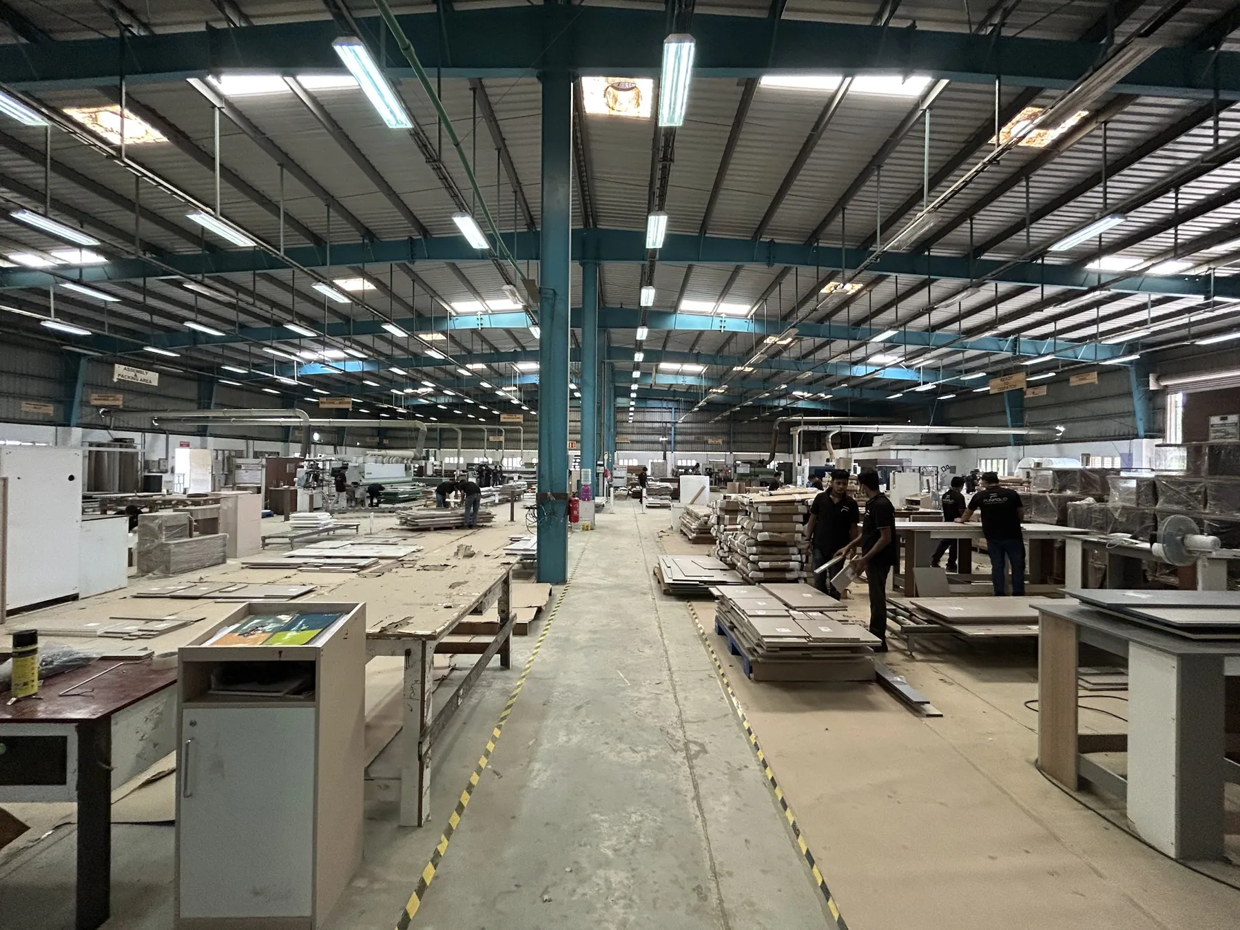 Nuvora artisans on the factory floor