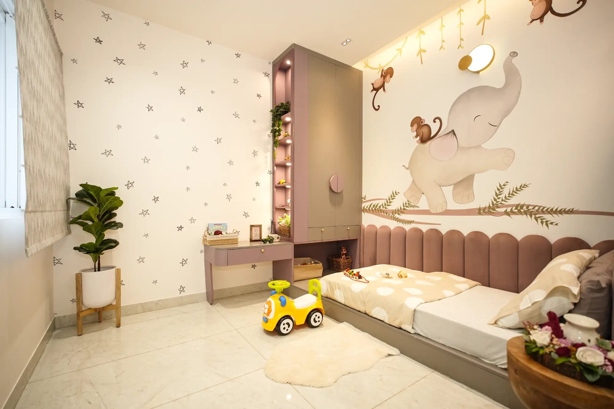 Kids’ rooms in The Azure Nest, a Nuvora home