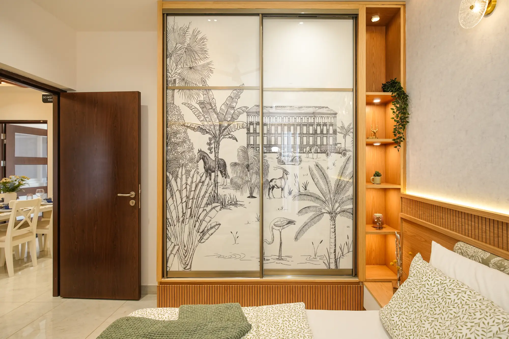 Bedrooms in The Azure Nest, a Nuvora home