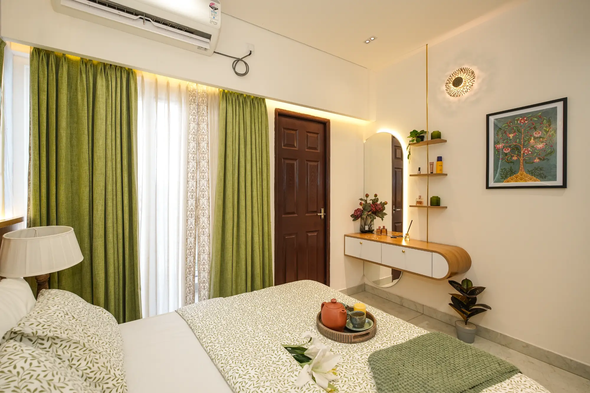 Bedrooms in The Azure Nest, a Nuvora home