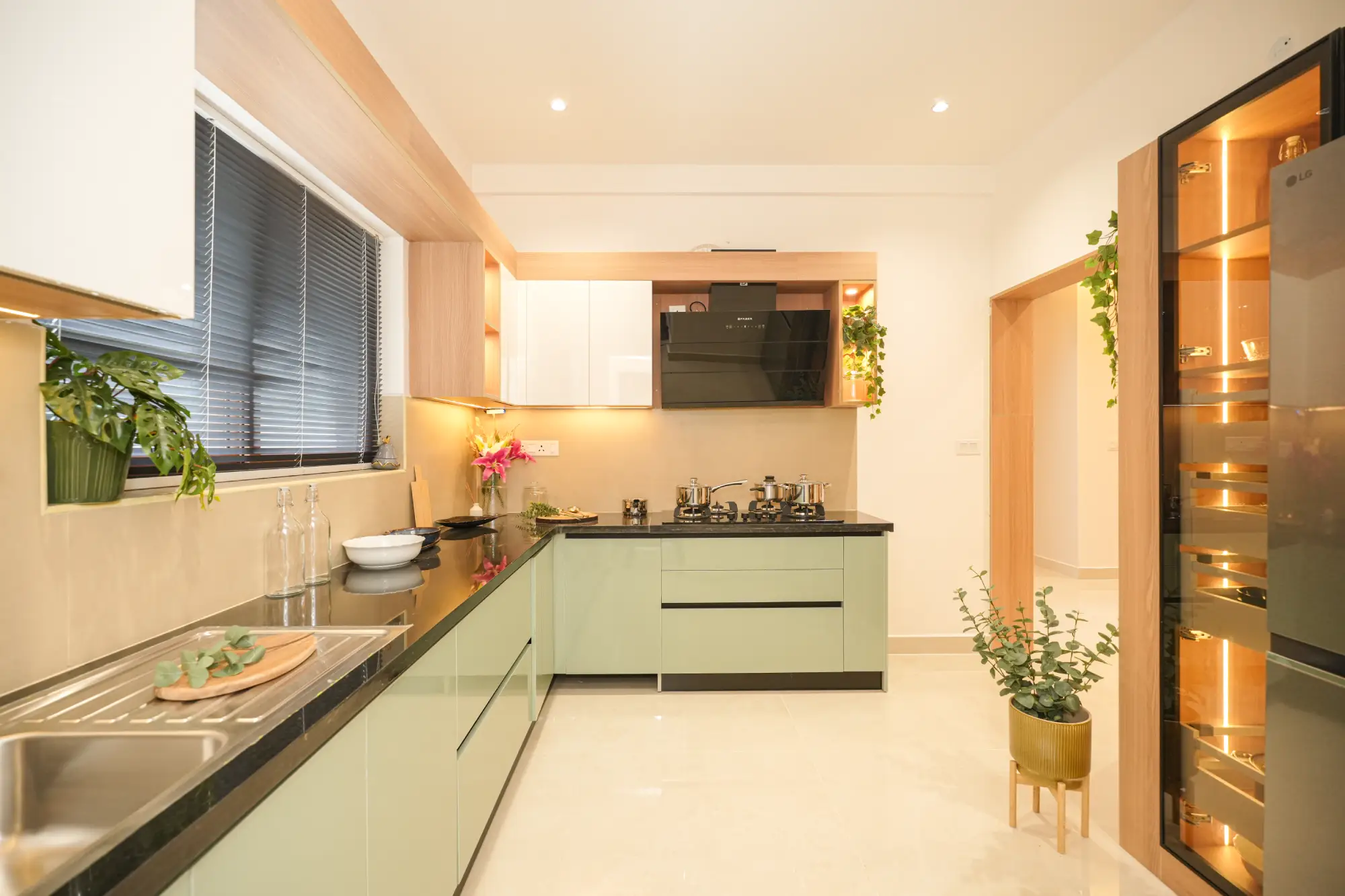 Kitchens in The Anantha Villa, a Nuvora home