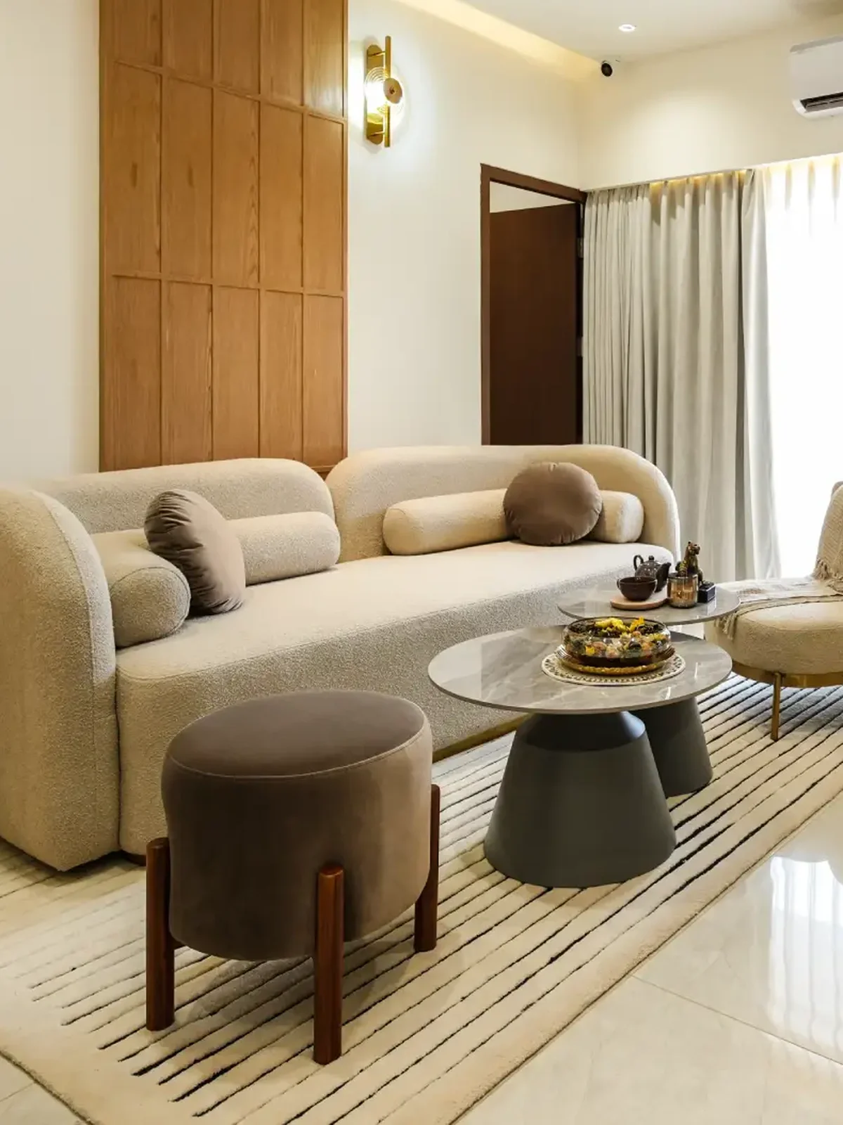 Living room designed and delivered by Nuvora